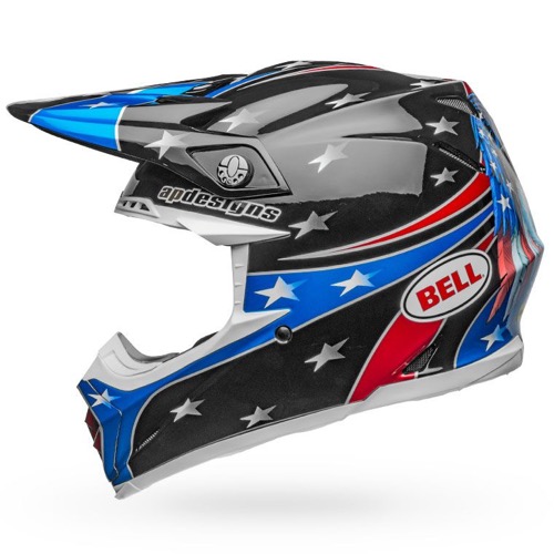 BELL PS MOTO-9 MIPS TOMAC EAGLE BK/BL/GN - Image 7