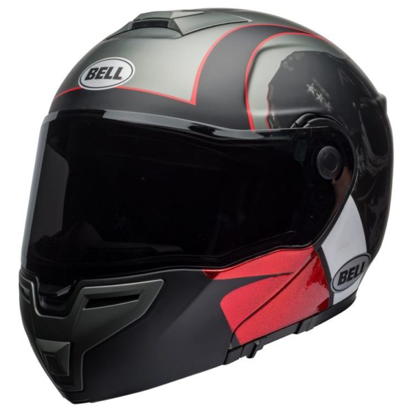 BELL PS SRT M HART LUCK CHAR/WHT/RED